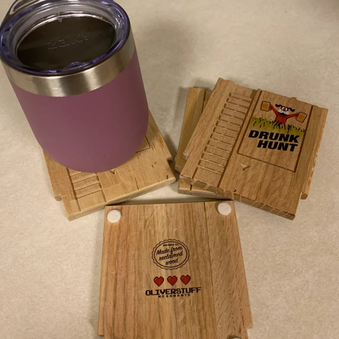 8-Bit Wood Coasters Review: A Gamer's Decor Dream?