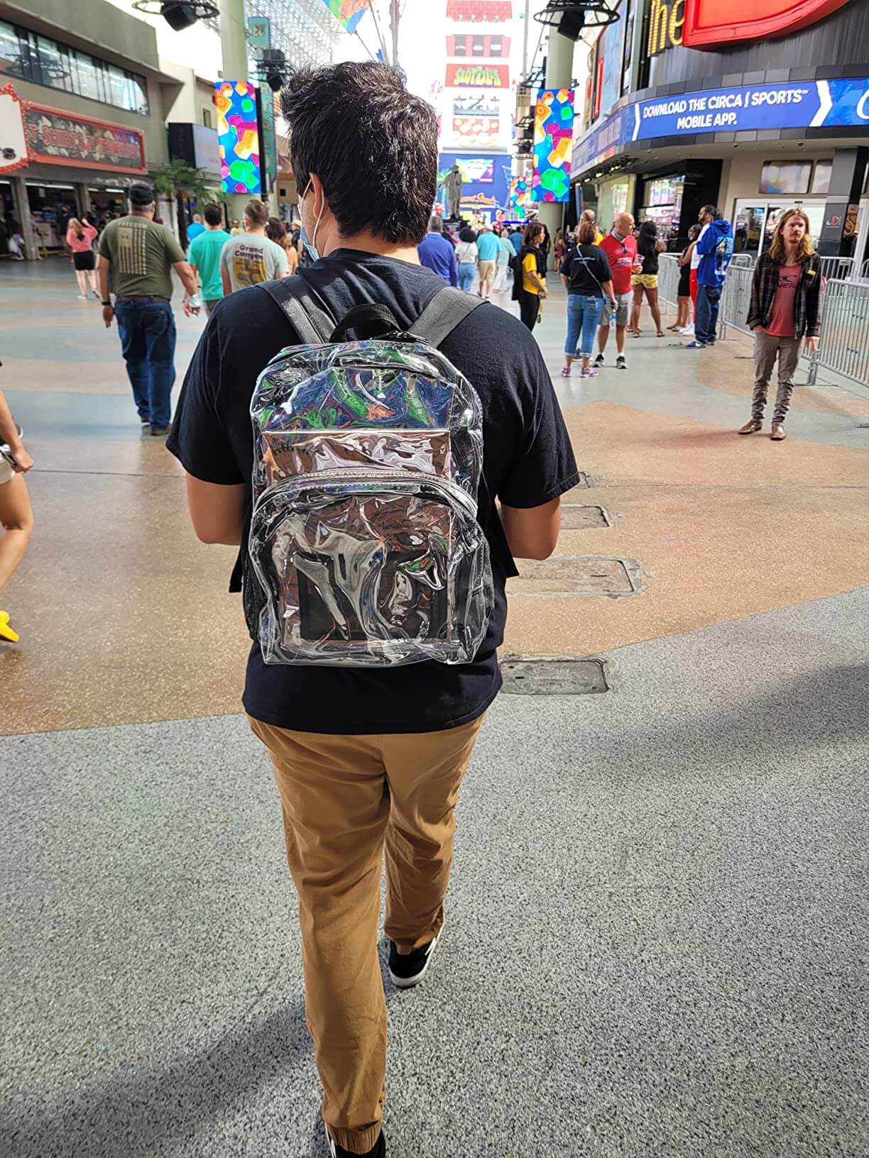 is the amazon basics clear backpack durable *Photo by Liz / Amazon