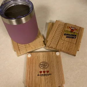 8-Bit Wood Coasters Review: A Gamer's Decor Dream?